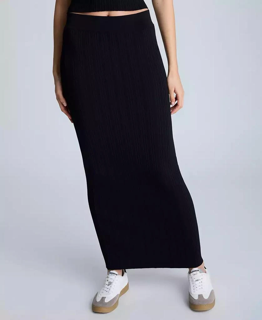 Kenneth Cole Women's Varigated Rib-Knit Maxi Skirt 1