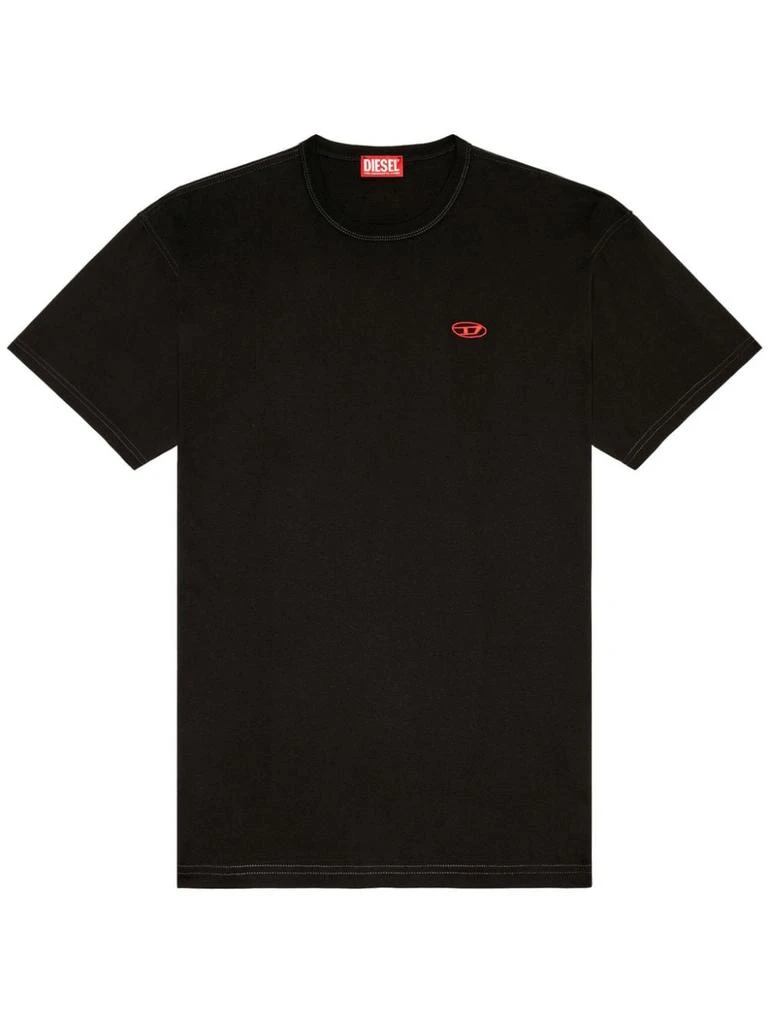 Diesel JET BLACK ORGANIC COTTON TEE 1