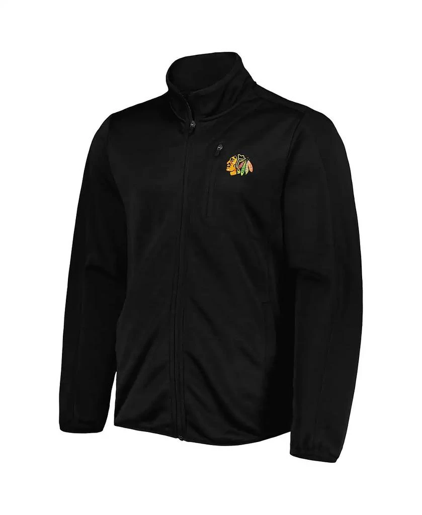 G-III Sports by Carl Banks Men's Black Chicago Blackhawks Closer Transitional Full-Zip Jacket 3