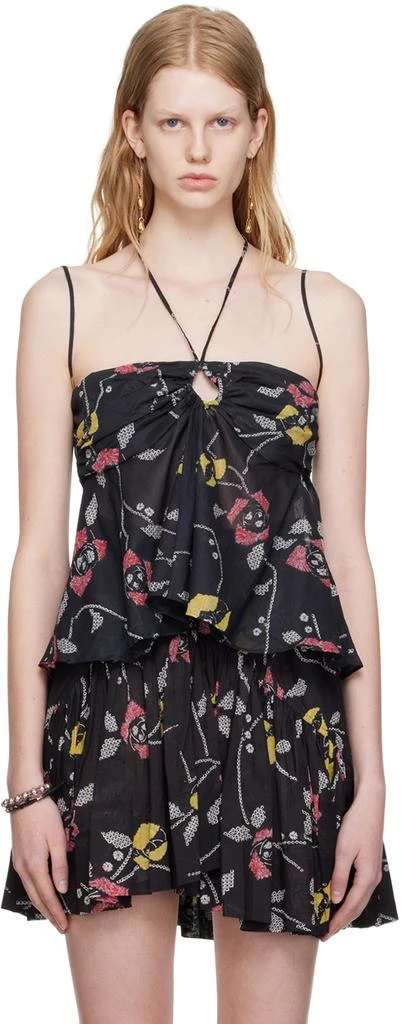 Isabel Marant Black Gabao Tank Top 1
