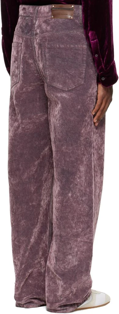 Dries Van Noten Purple Loose Fit Jeans 3