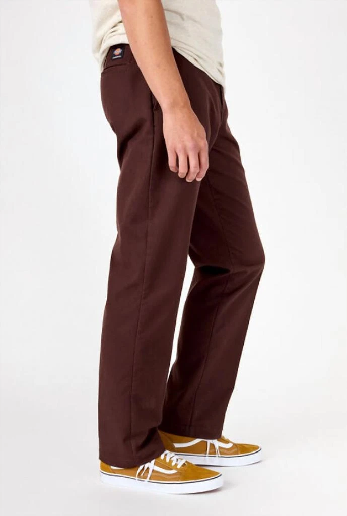 DICKIES Skateboarding Slim Straight Pants In Chocolate Brown 3