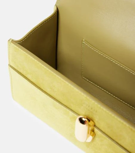 SAVETTE Symmetry Pochette suede tote bag 3