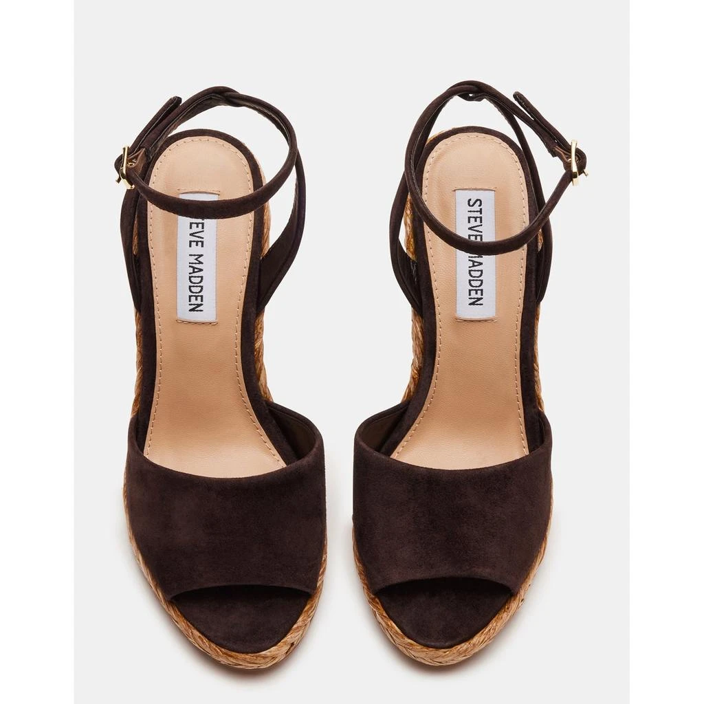 Steve Madden Impress Chocolate Brown Suede 4