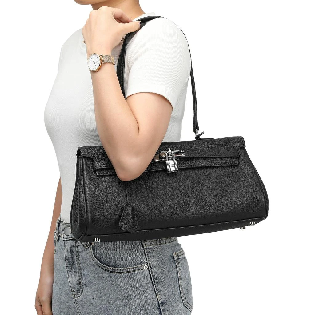 Tiffany & Fred Paris Full-Gain Leather East-West Shoulder Bag 2