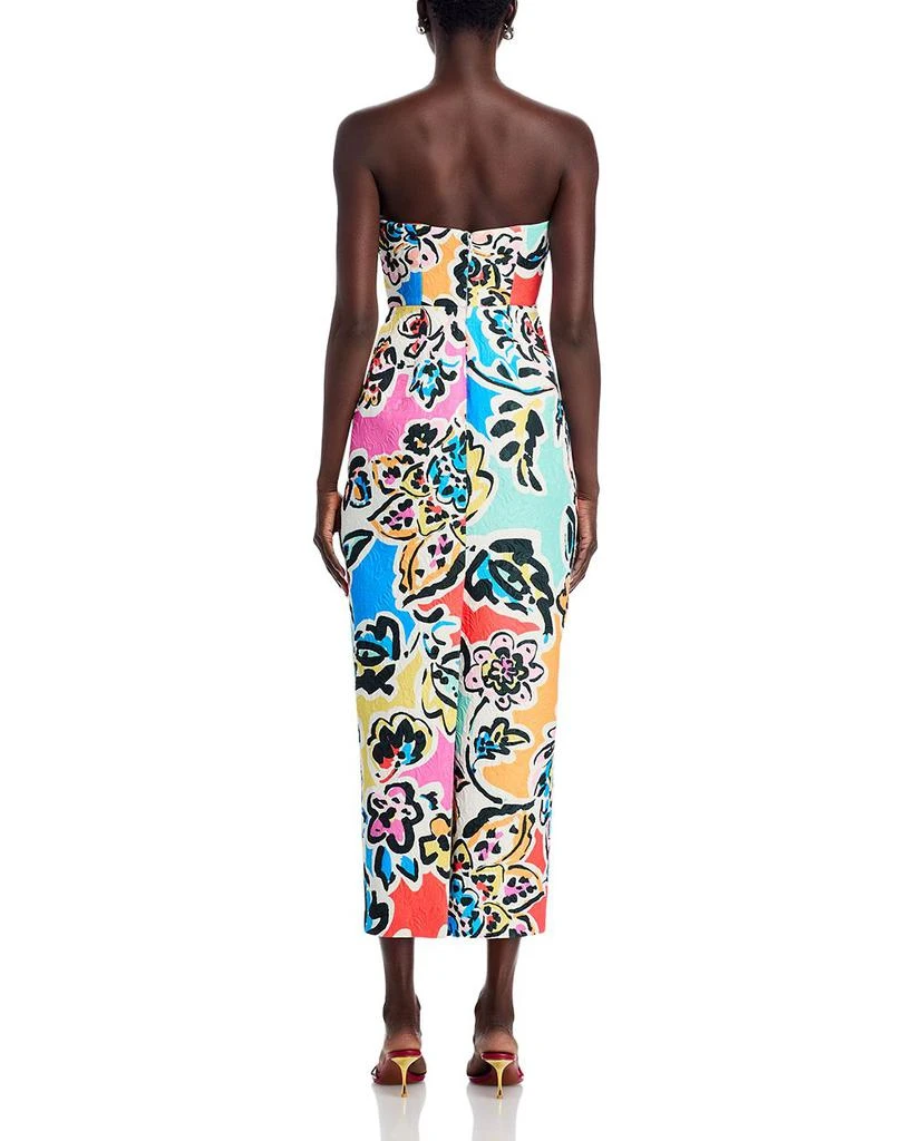 Milly Orion Rainbow Oasis Jacquard Dress 4