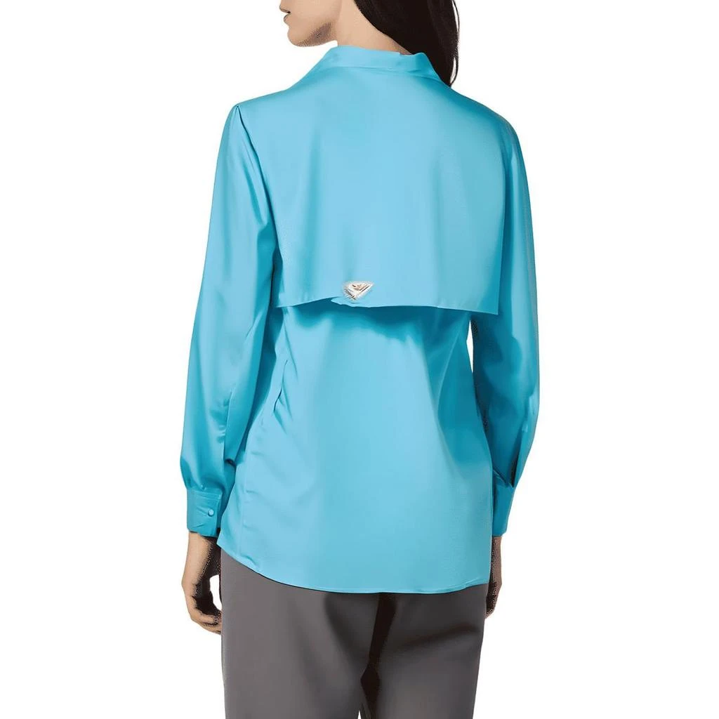 Columbia Womens Lightweight Polyester Button-Down Top 2