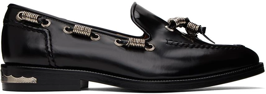 Toga Virilis Black Polished Loafers 1