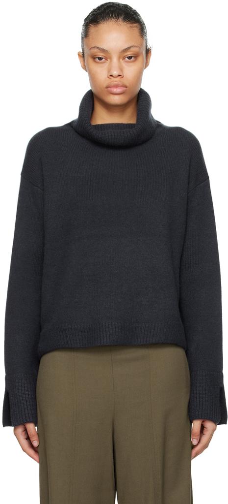 arch4 Gray Parson's Cashmere Turtleneck