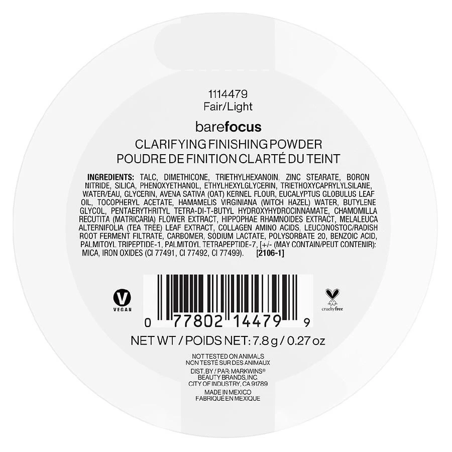 Wet n Wild Bare Focus Clarifying Finishing Powder 2