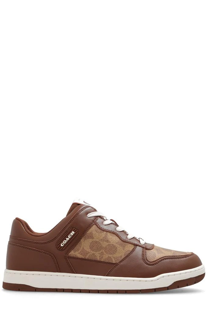 Coach Coach Logo Patch Lace-Up Sneakers 1