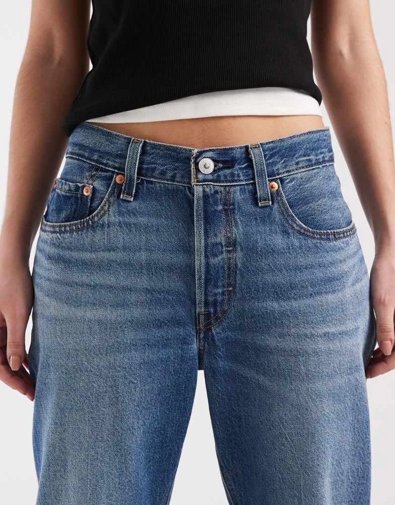 Levi
s Levi
s 501 90
s jeans in mid blue 5