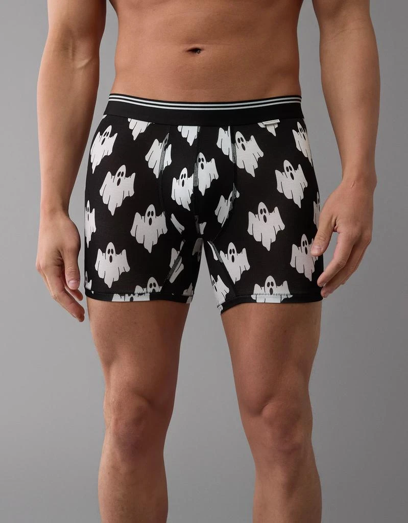 AE AEO Men's Ghosts Halloween 6" Ultra Soft Boxer Brief 1