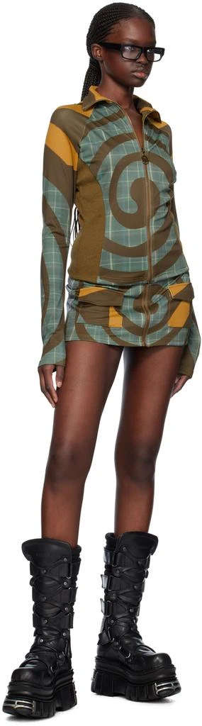 Raga Malak Multicolor Spiral Miniskirt 4