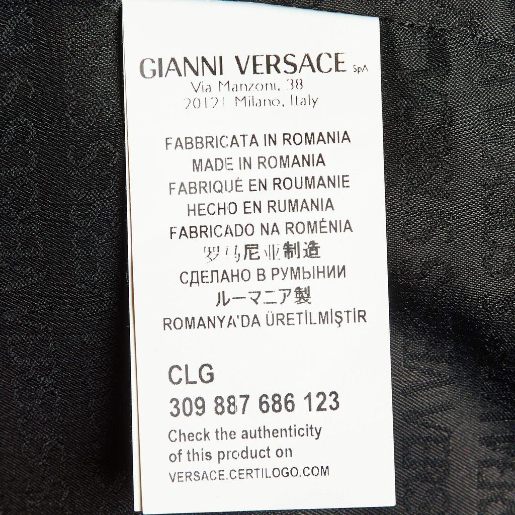 Versus Versace Versus Versace Orange Synthetic Bomber Jacket L 5
