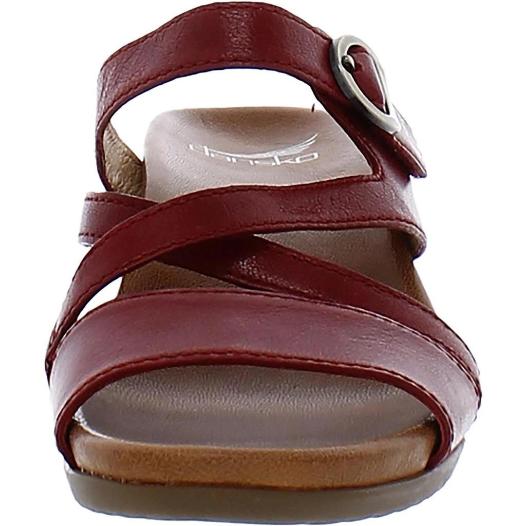 Dansko Ana Womens Leather Slip On Wedge Sandals 3