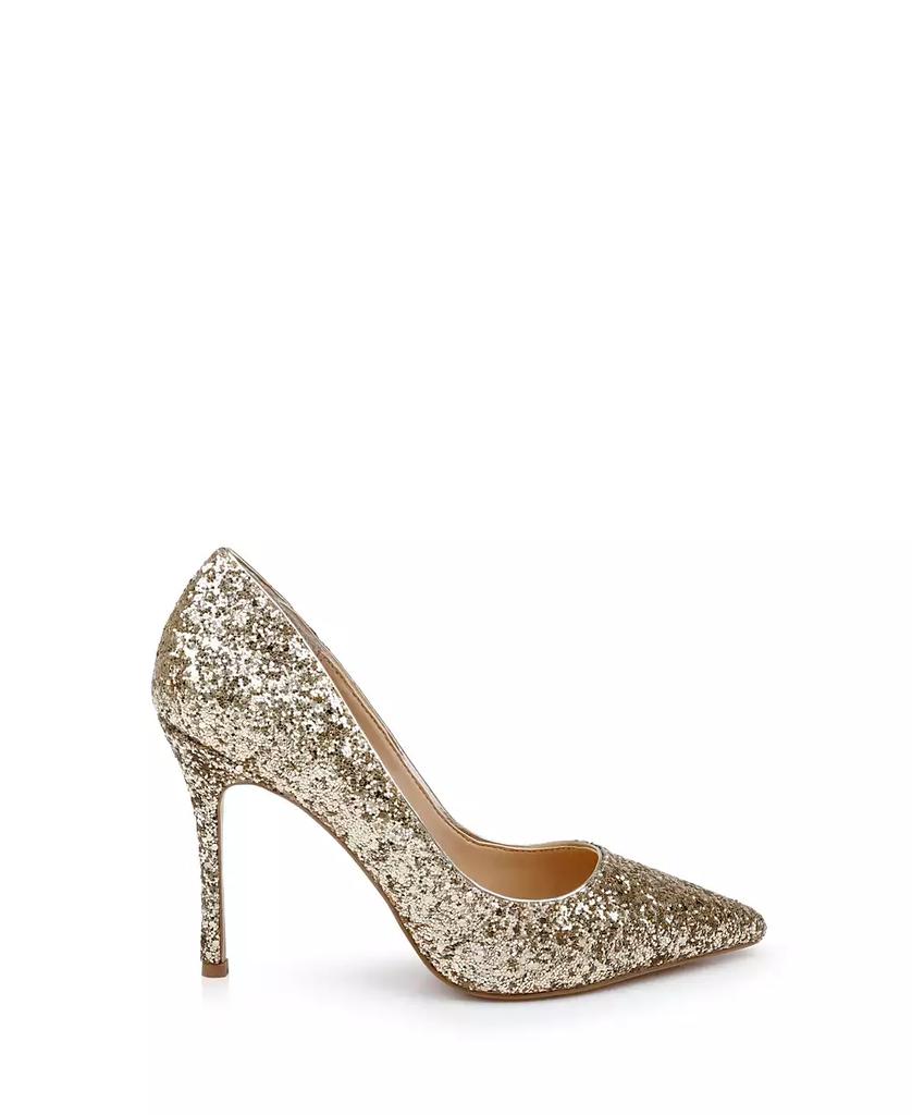 Badgley Mischka Women's Azalea Chunky Glitter Stiletto Evening Pumps