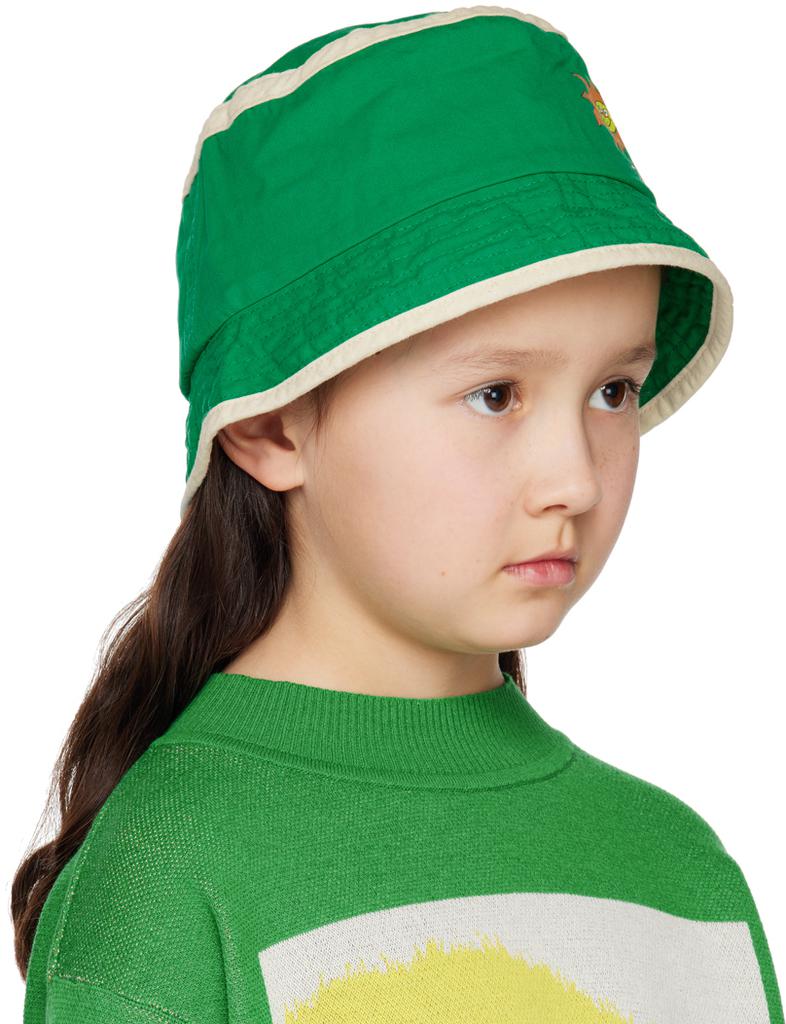 The Animals Observatory Kids Green Starfish Bucket Hat