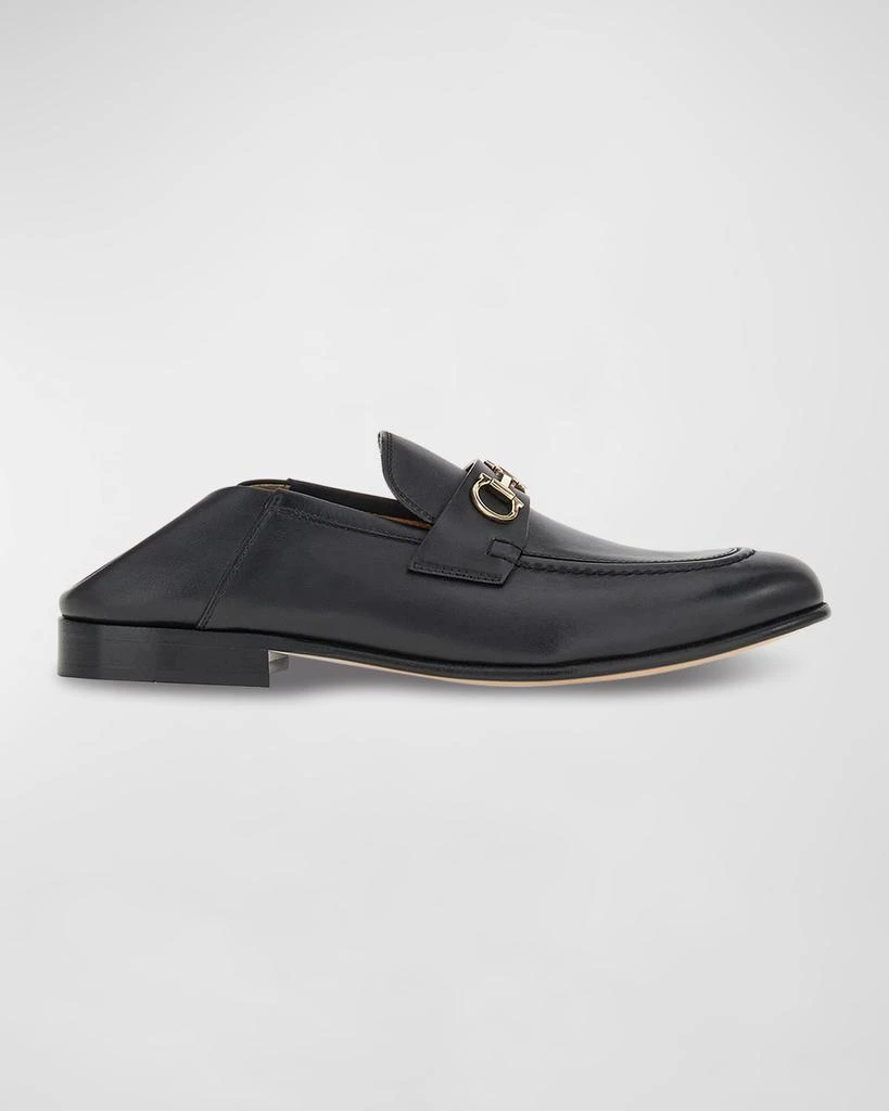 Shop Ottone Leather Slide Bit Loafers on Sale at BeyondStyle  display picture 3