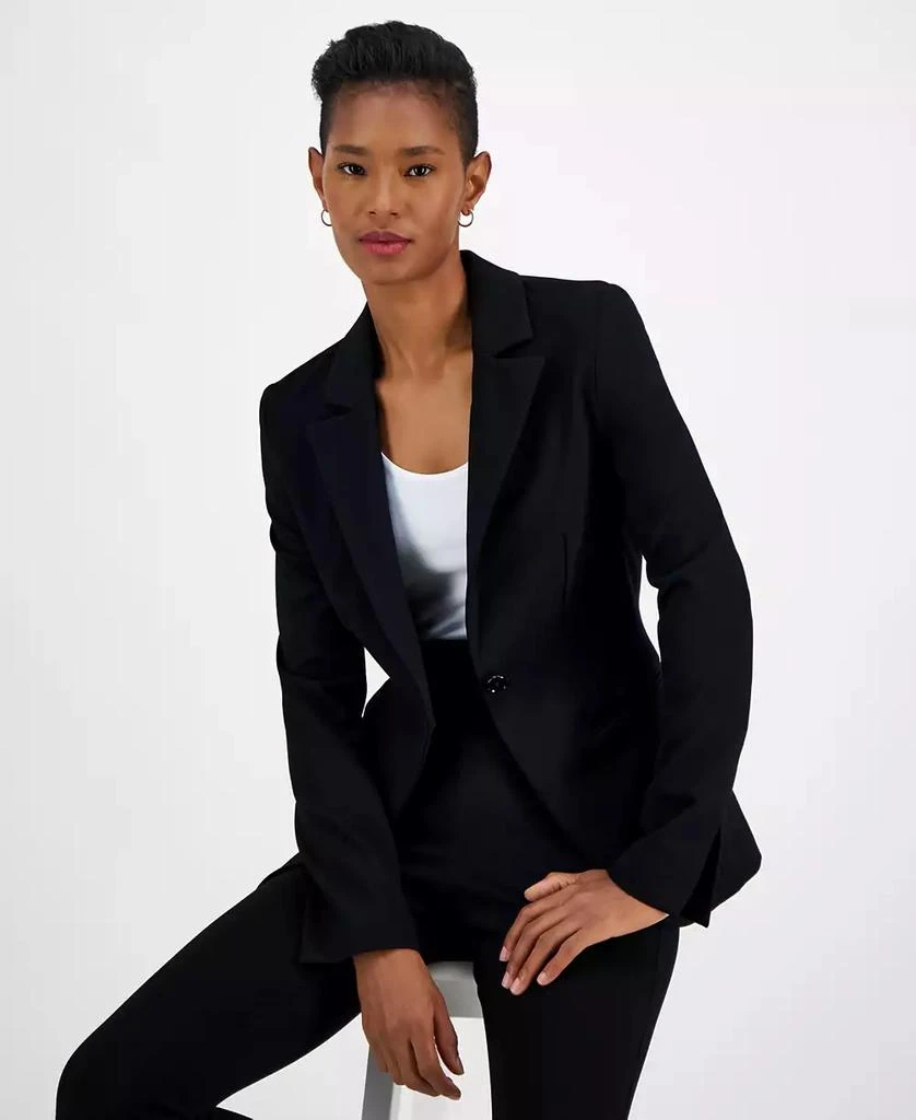 Hugo Boss Women's Jaslim Notch-Lapel Single-Button Blazer 3
