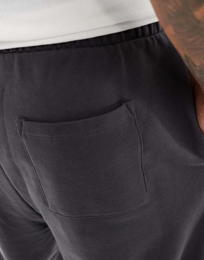 ASOS ASOS DESIGN essential oversized joggers in charcoal 5