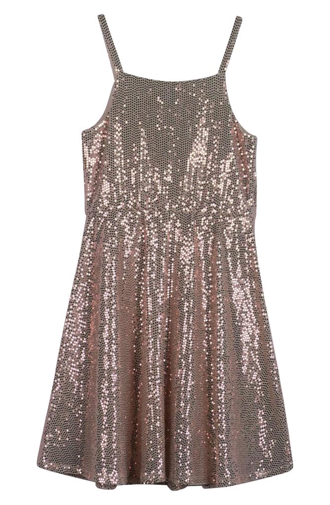 Zunie Kids' Sequin Skater Dress