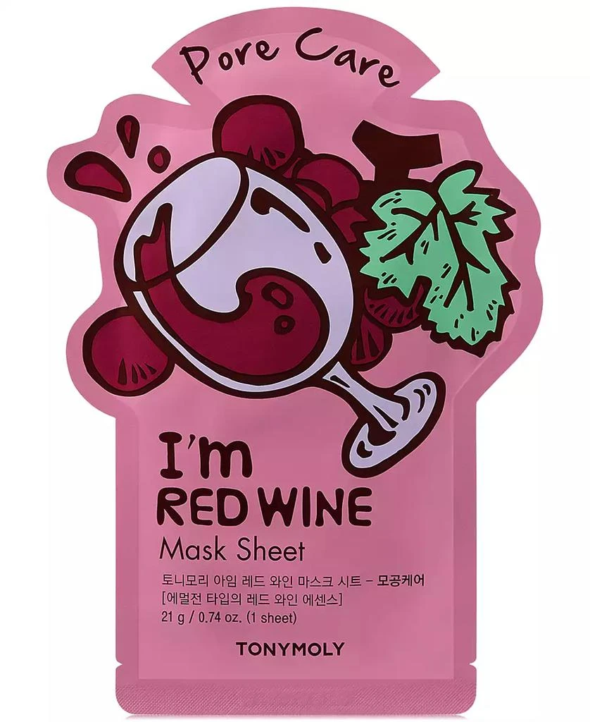 TONYMOLY I'm Red Wine Sheet Mask - Pore Care 1