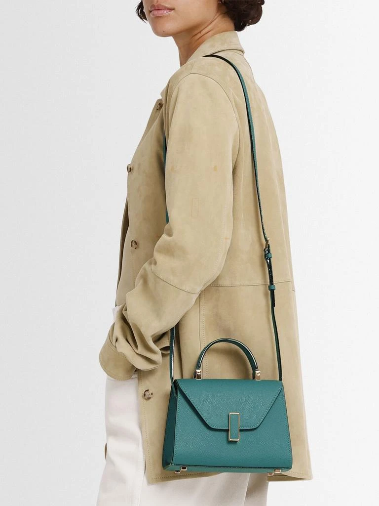 VALEXTRA Micro Iside Leather Top Handle Bag 2