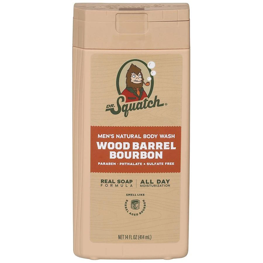 Dr. Squatch Body Wash Wood Barrel Bourbon
