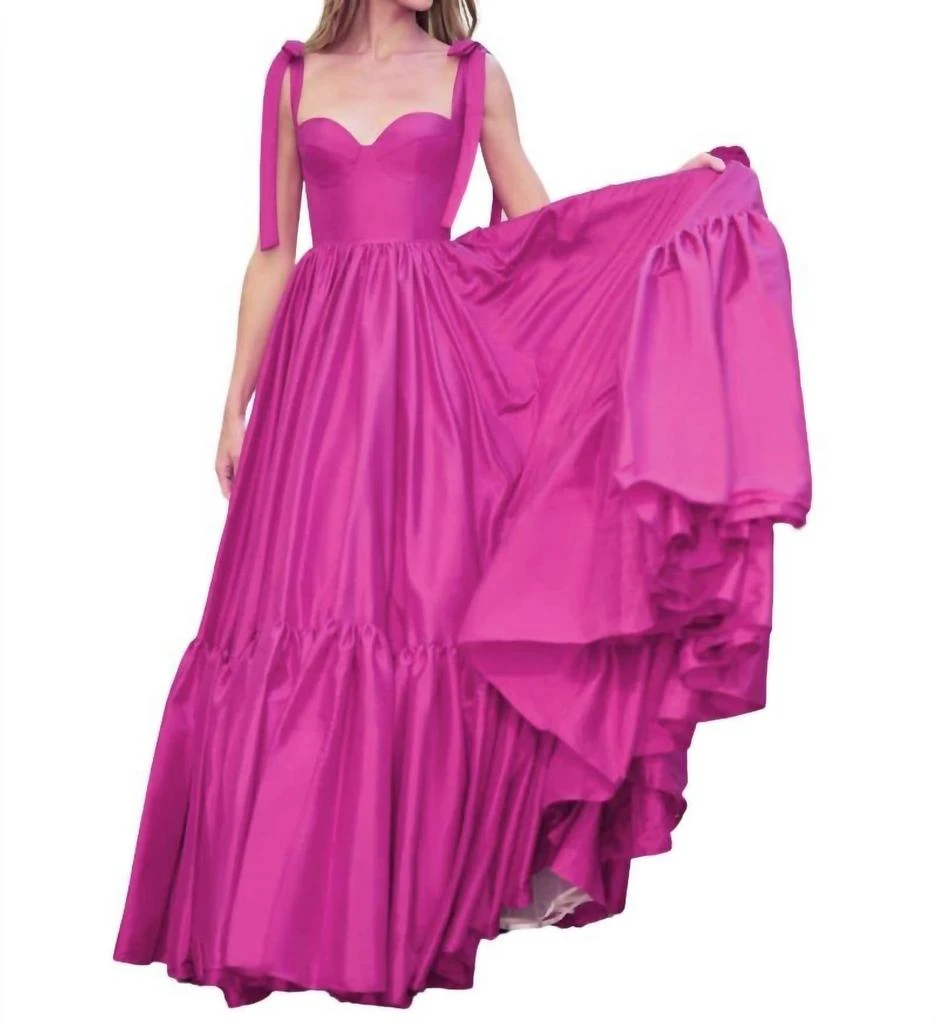open lace back dress Chic Mermaid 3/4 Sleeves Sweep Train Mother of The Bride Dresses