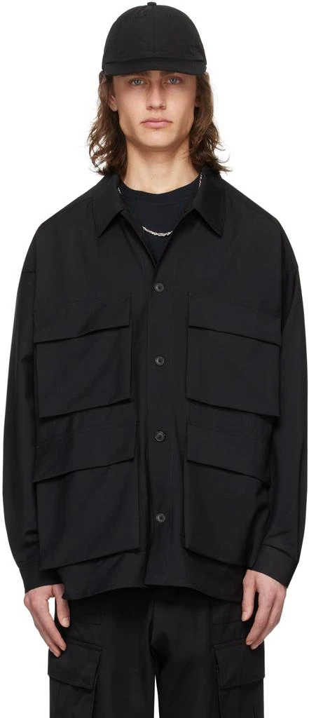 Lownn Black Bellows Pockets Jacket 1