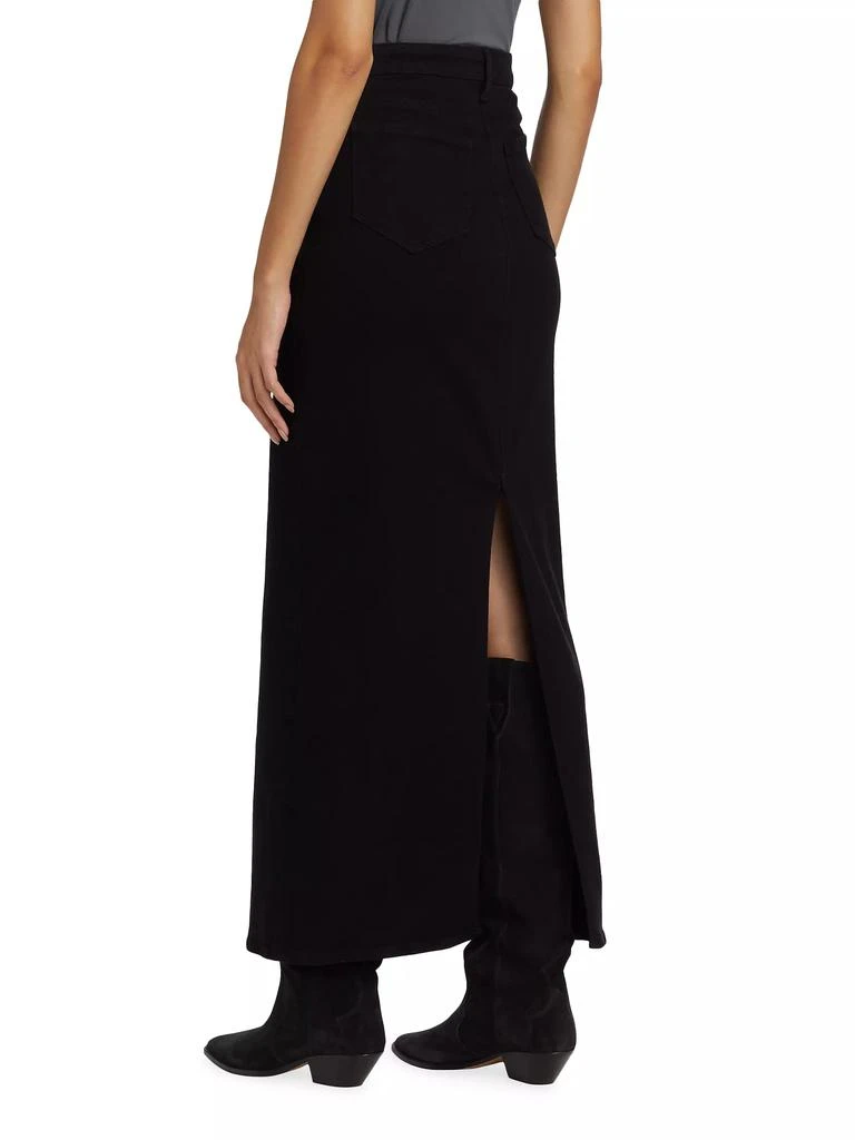 L'Agence Miriam Denim Maxi-Skirt 5