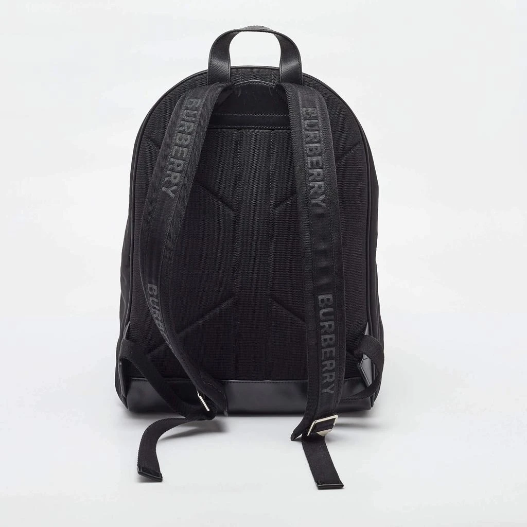Burberry Burberry Black Nylon and Leather Backpack 4