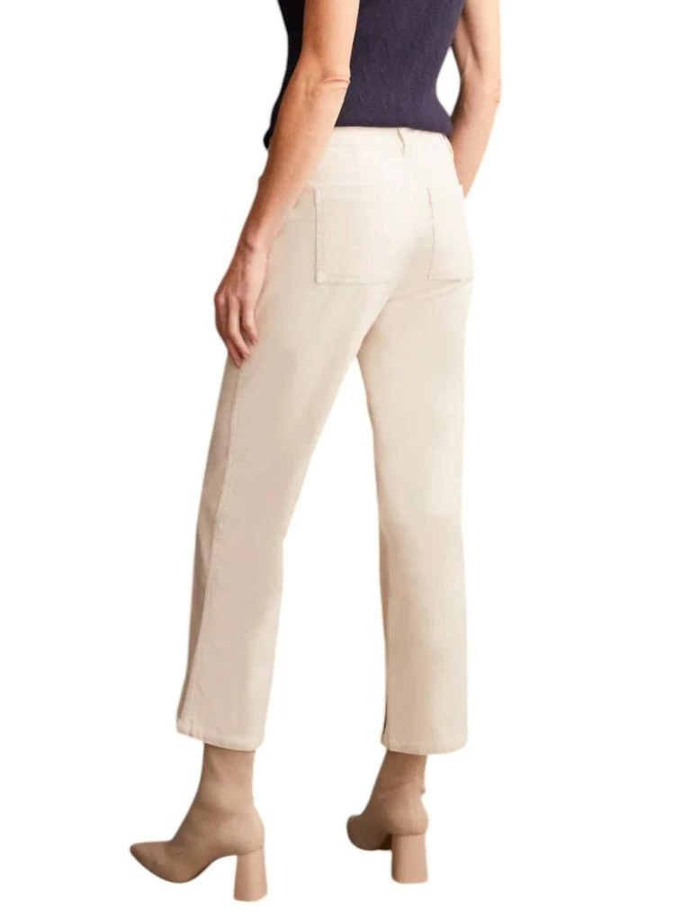 Tribal Corduroy Straight Leg Pants In Moonstone 2