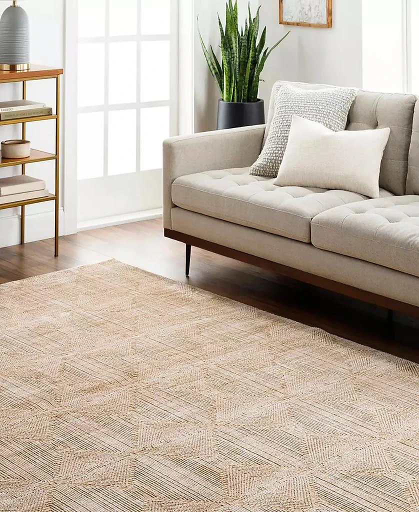 Surya Masterpiece High-Low MPC-2312 5'3" x 5'3" Round Area Rug 4