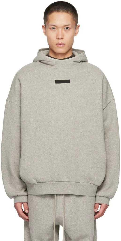 Fear of God ESSENTIALS Gray Pullover Hoodie 1