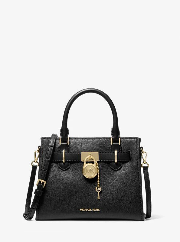 Michael Kors Hamilton Small Leather Satchel 1