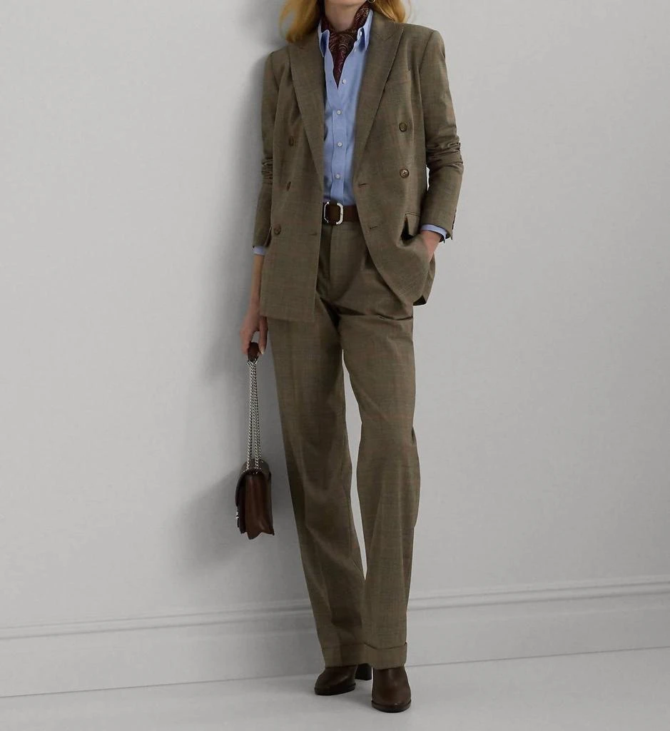 Ralph Lauren Polo Ralph Lauren - Glen Check Double-breasted Wool Blazer