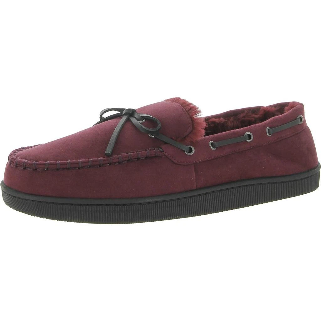 Club Room Mens Slip On Flat Moccasin Slippers 2