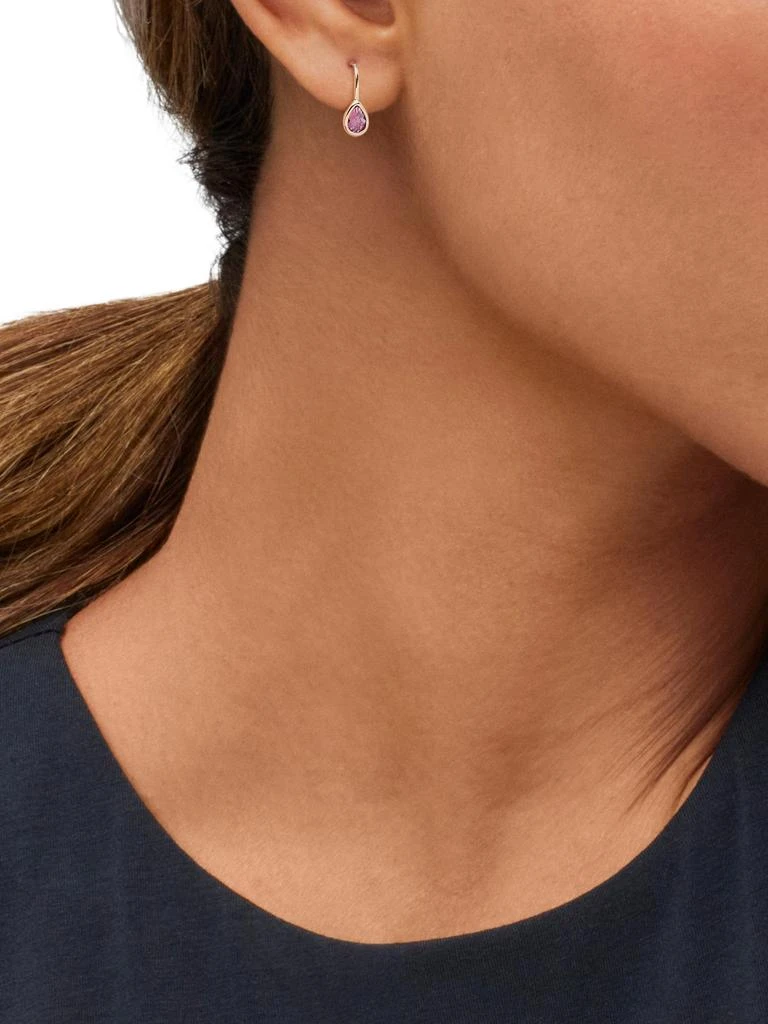 Saks Fifth Avenue 14K Yellow Gold 
Amethyst Drop Earrings 3