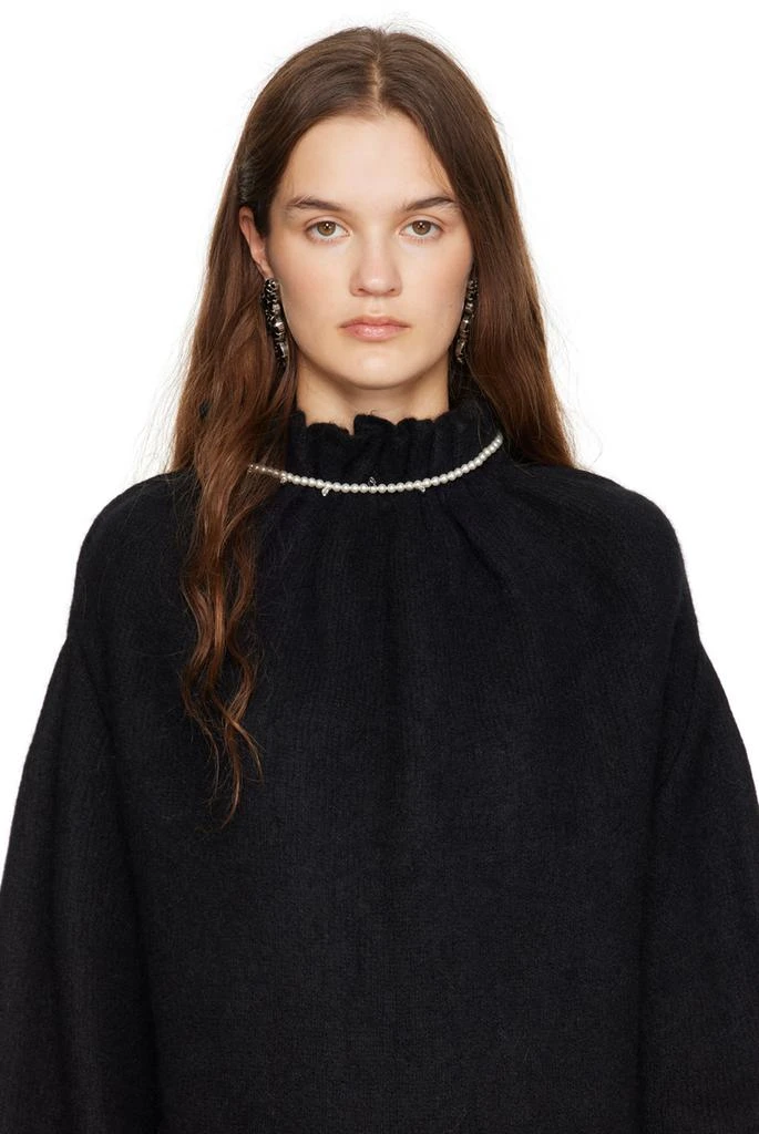 Simone Rocha White Pearl & Crystal Dagger Choker Necklace 2