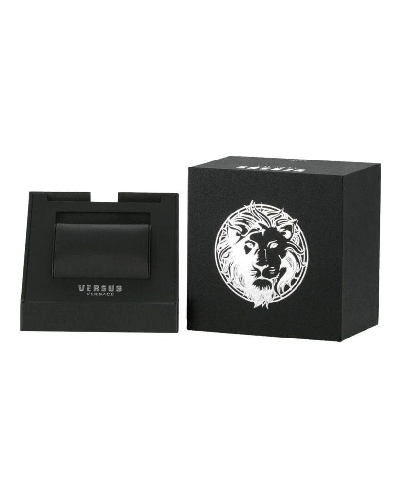 versus versace Versus Versace Highland Park Leather Watch 3