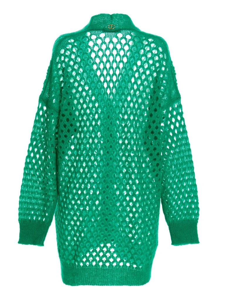TWINSET TWINSET Open-Knit Long Sleeved Cardigan 2