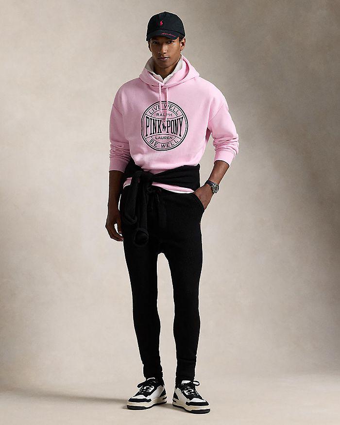 Ralph Lauren Pink Pony Print Relaxed Fit Hoodie