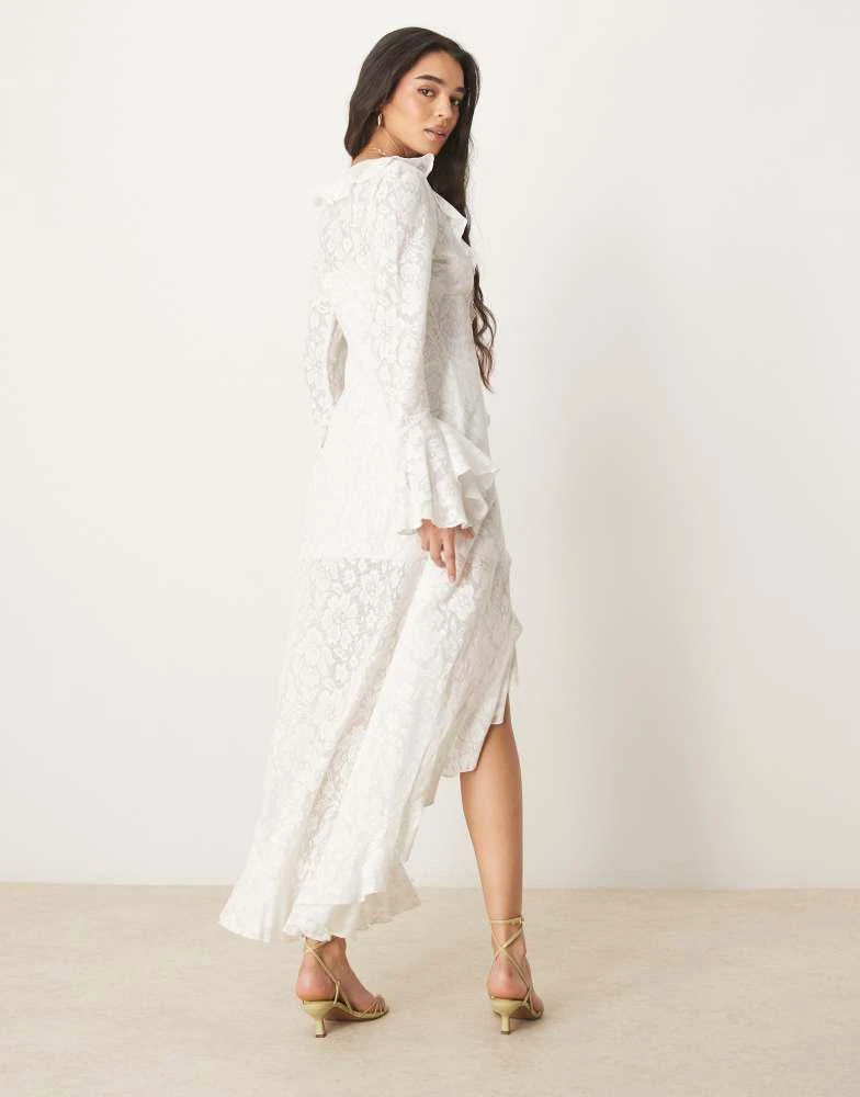 white christmas dresses Crochet Talitha Maxi Dress XSmall / Cream main image 1