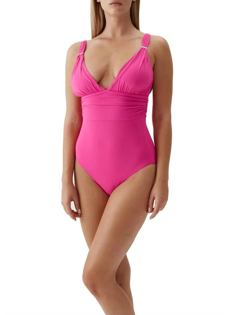 MELISSA ODABASH Panarea One Piece In Fuschia