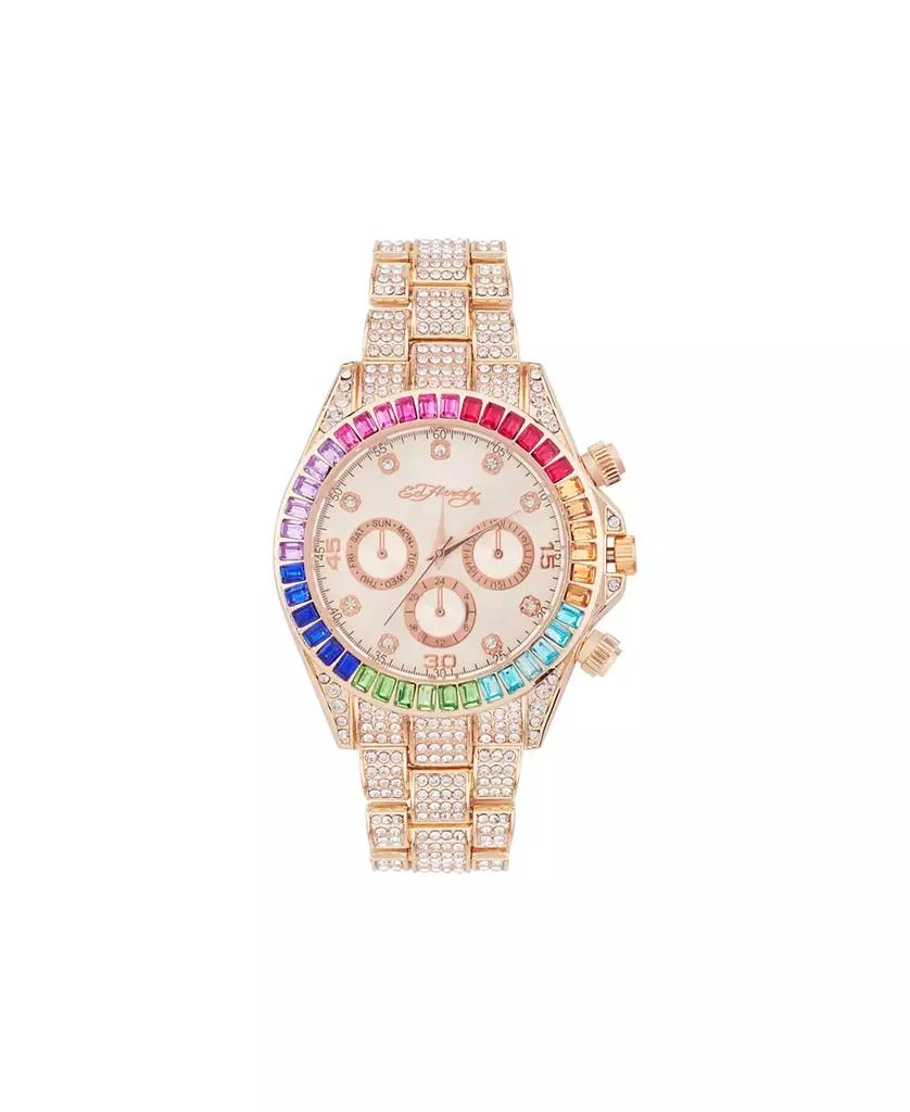 Ed Hardy Women's Quartz Shiny Rose Gold-Tone Alloy Watch 1