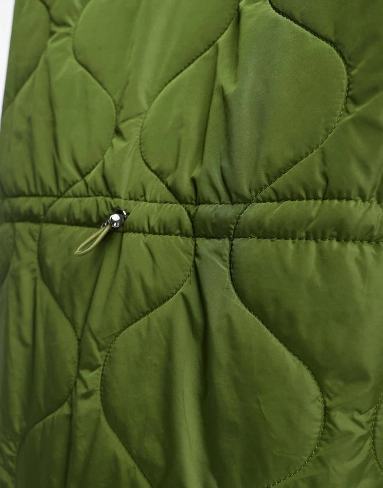 BLANK NYC Blank NYC oversized quilted jacket in green 3