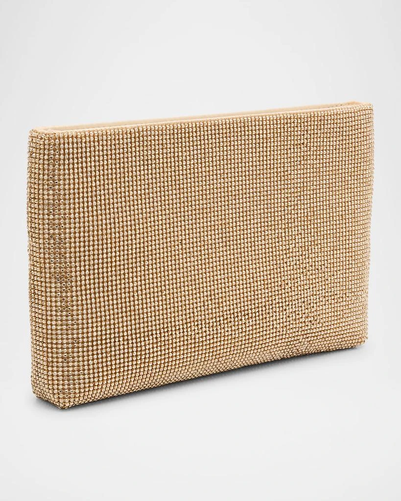 Whiting & Davis Lainey Mesh Brass Clutch Bag 3