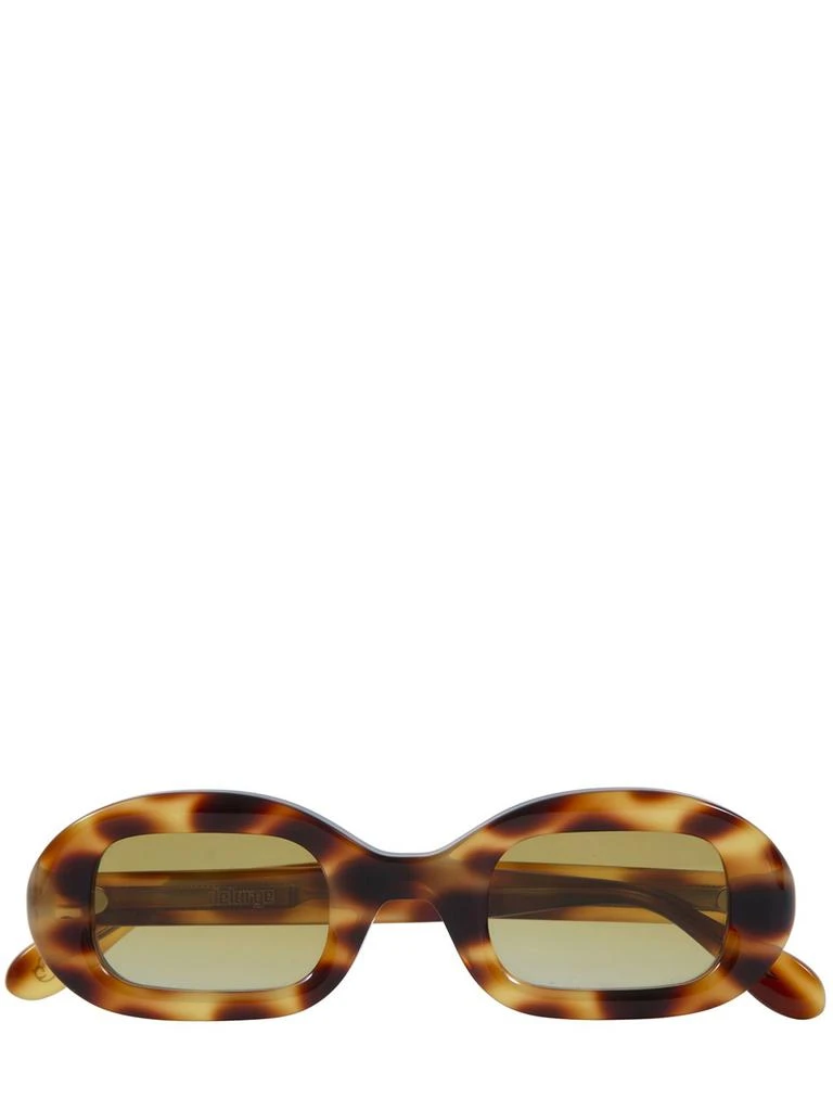 DELARGE Flow Oval Acetate Sunglasses 1